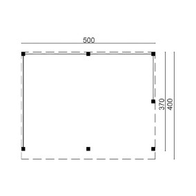  Tuindeco | Overkapping Wezep DHZ | Blanke Wanden 211243-10